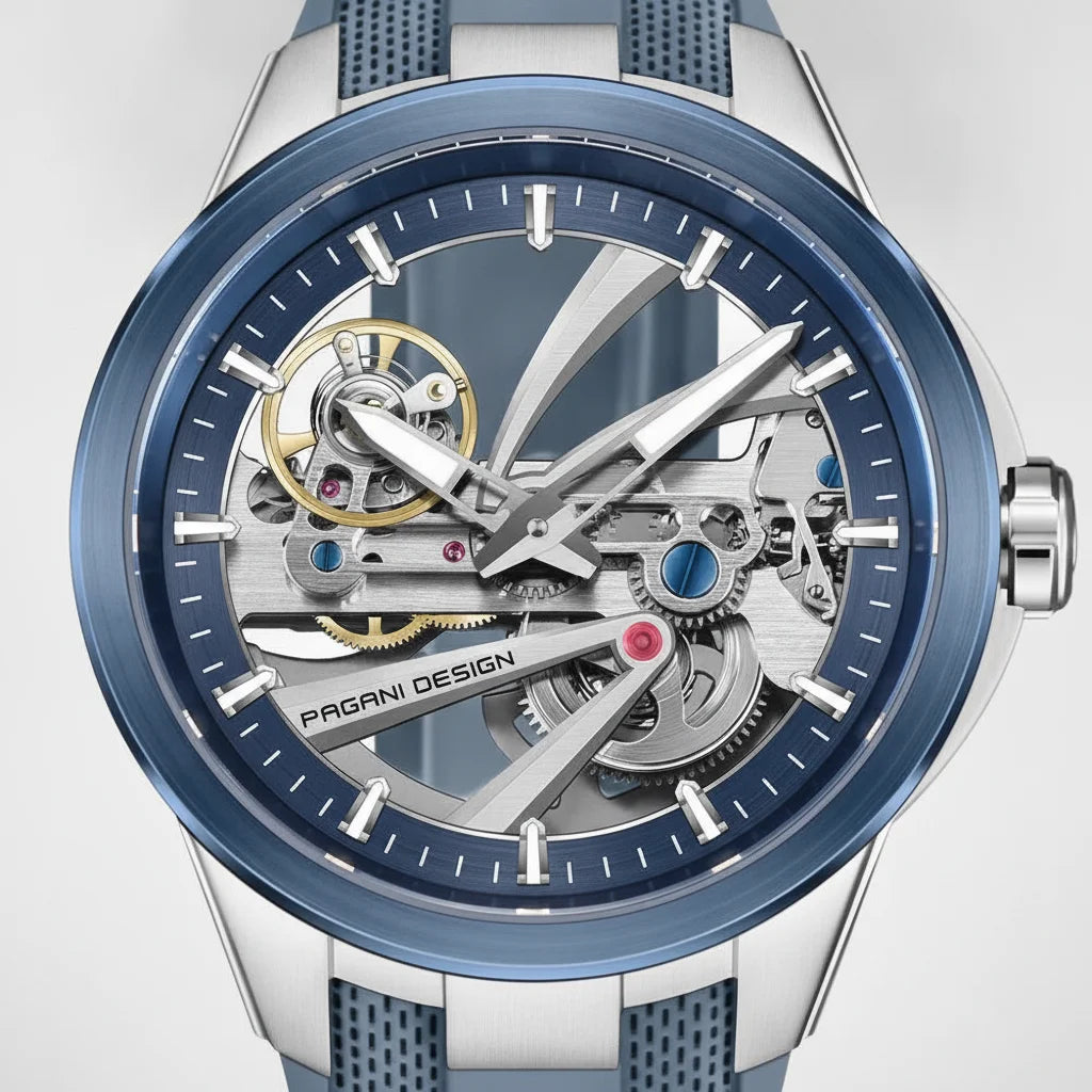 Pagani Design PD-YS030 - dial macro detail