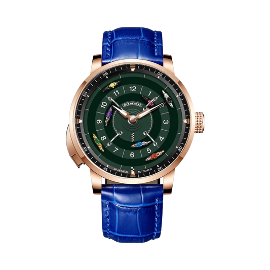 PINDU 6652 - green dial front view packshot
