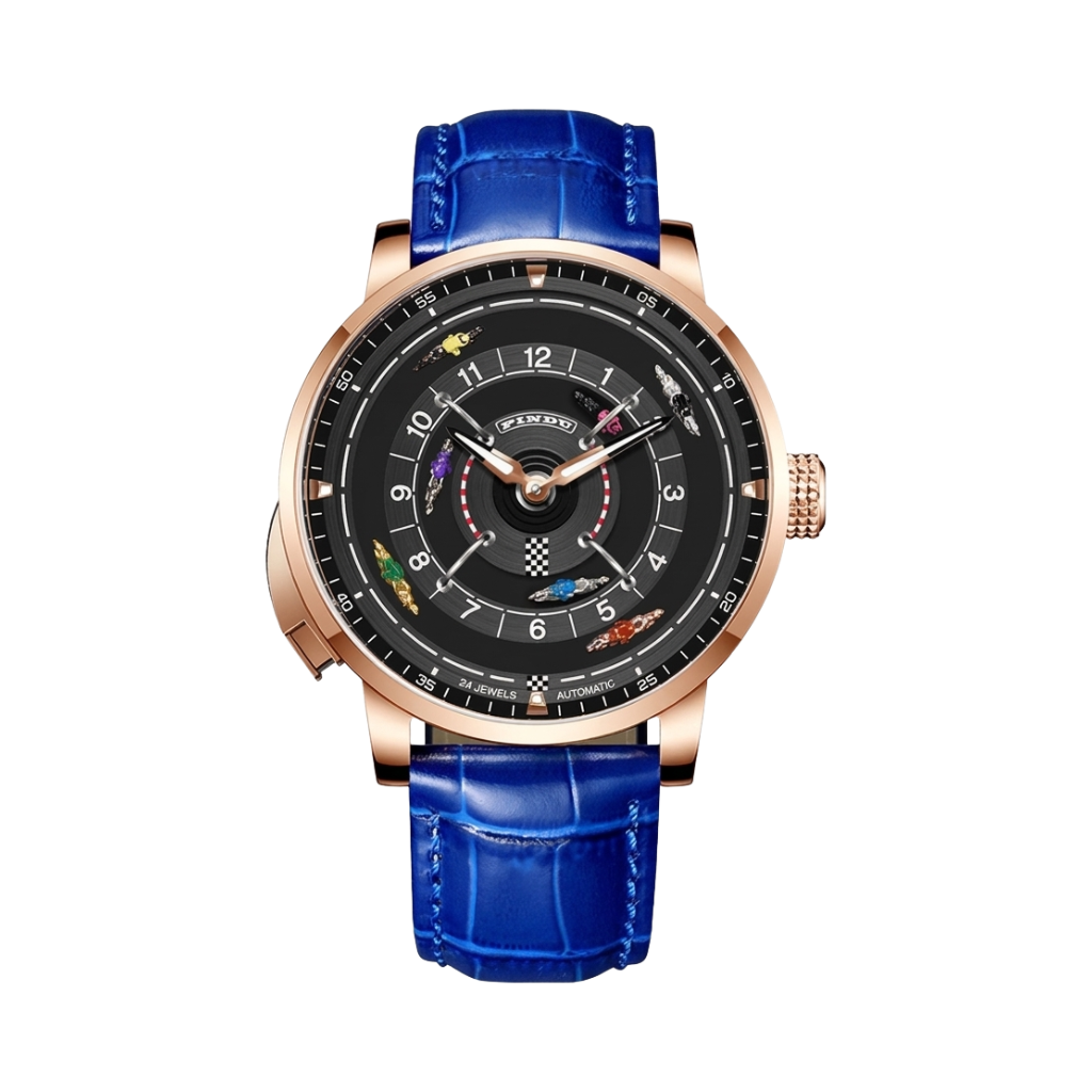 PINDU 6652 - black dial front view packshot