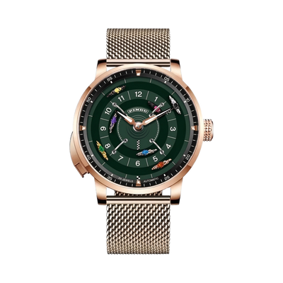 PINDU 6652 - green dial front view packshot