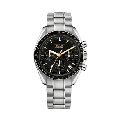 PINDU P6558 - black gold front view packshot