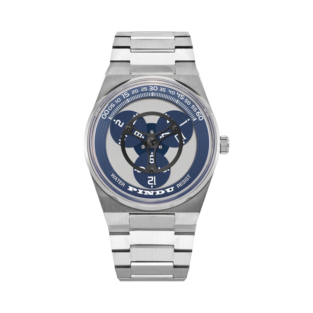 PINDU P6618 - blue dial front view packshot