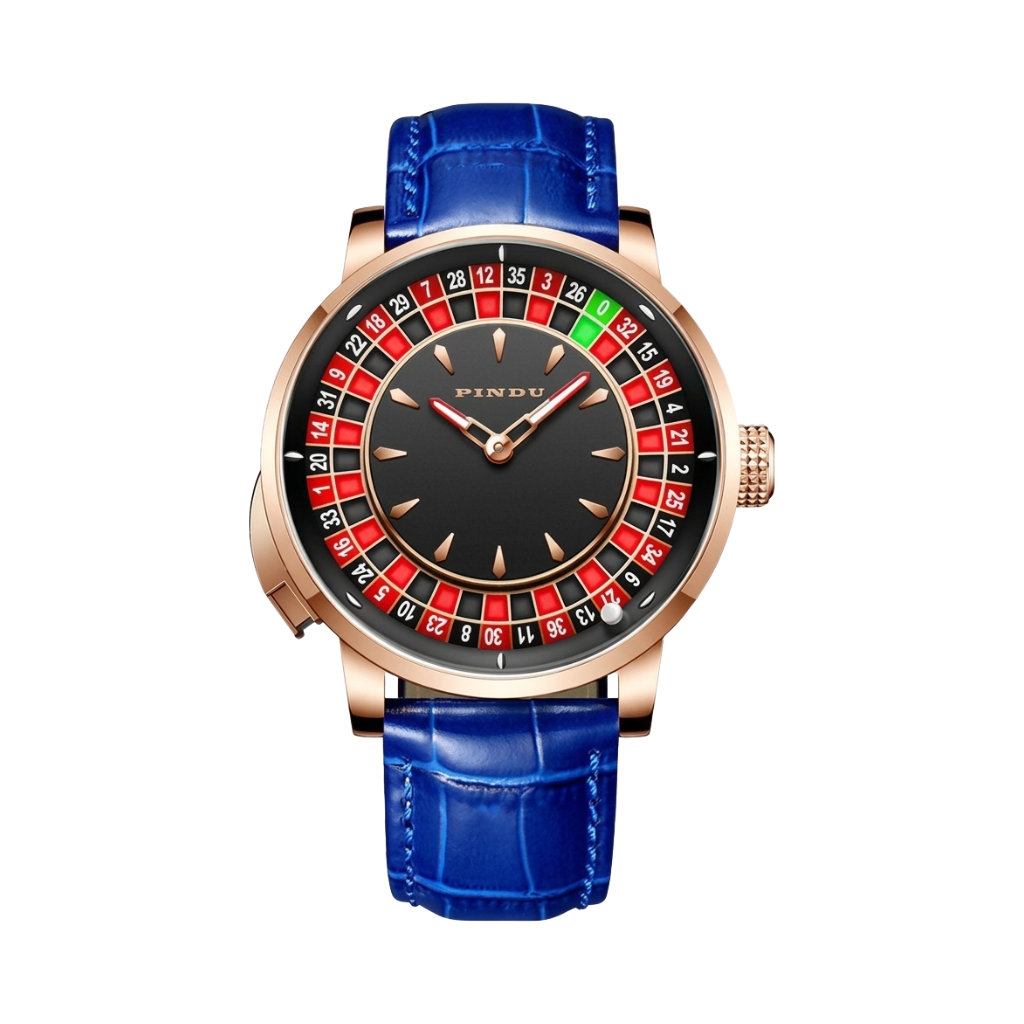 PINDU P6628 - black dial front view packshot