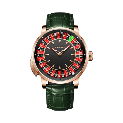 PINDU P6628 - black dial front view packshot