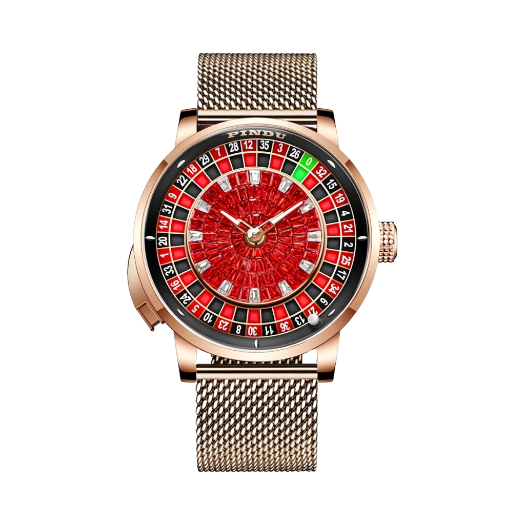 PINDU P6628 - red dial front view packshot