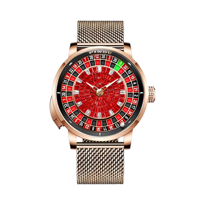 PINDU P6628 - red dial front view packshot