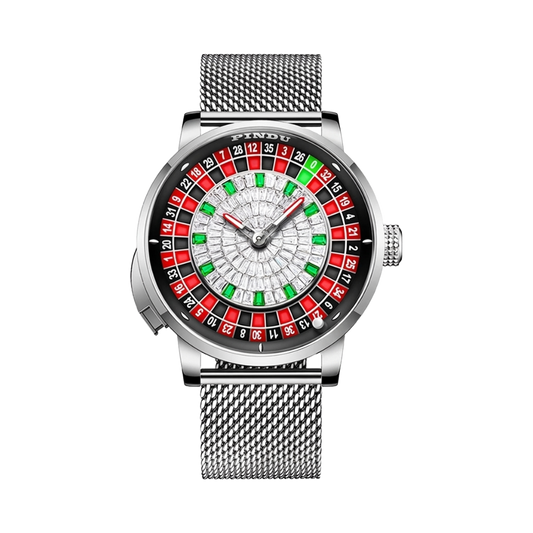 PINDU P6628 - white dial front view packshot