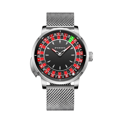 PINDU P6628 - black dial front view packshot