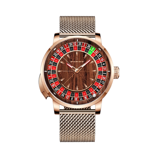 PINDU P6663 - brown dial front view packshot