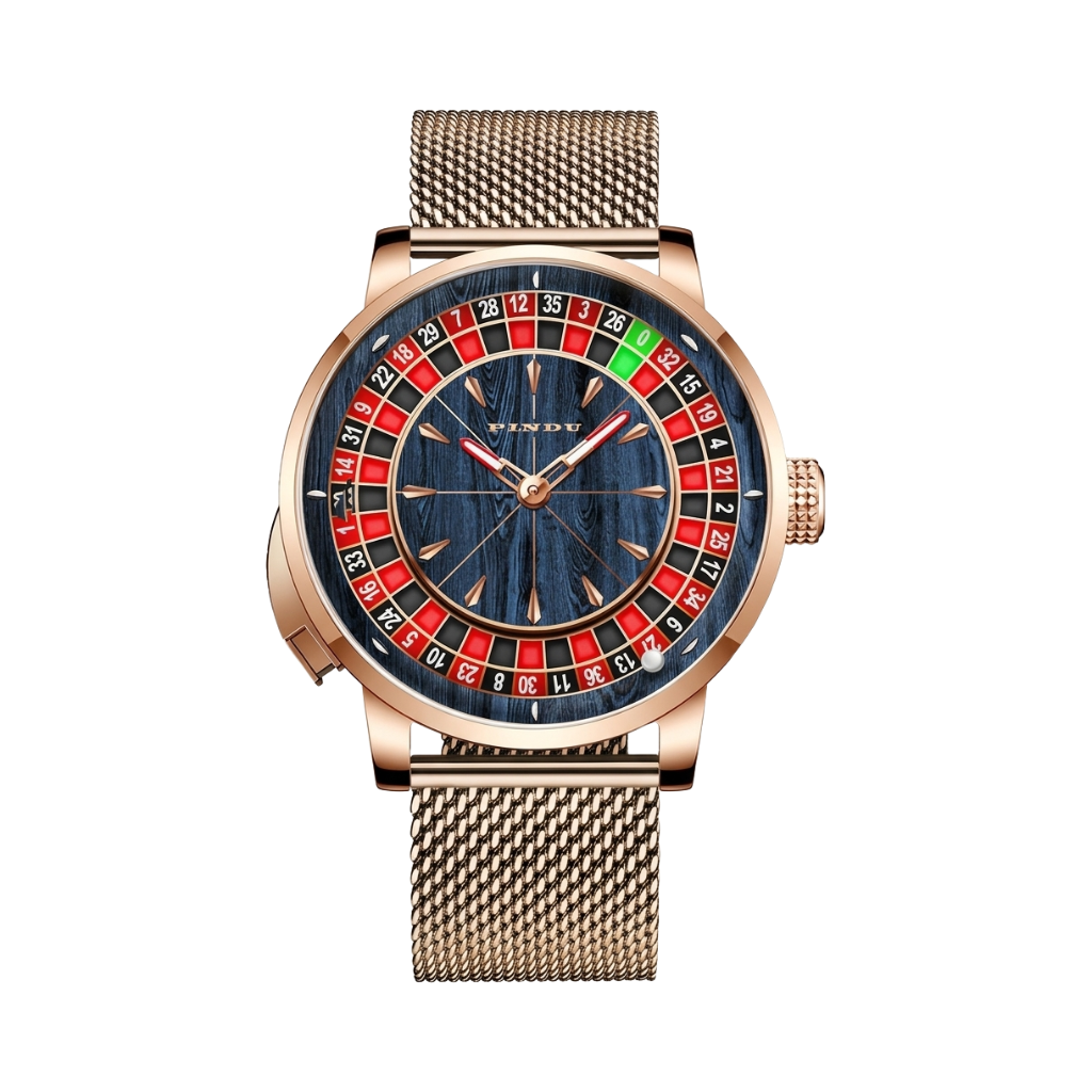 PINDU P6663 - blue dial front view packshot
