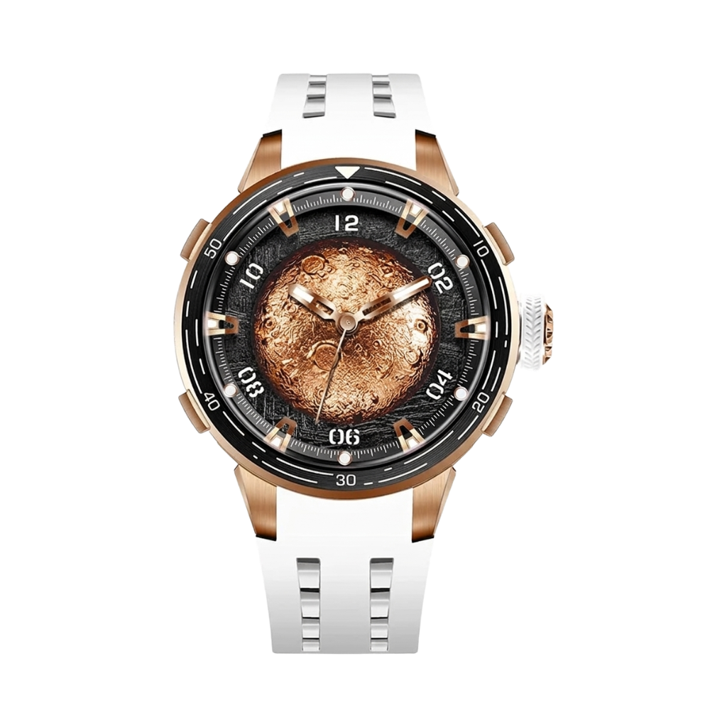 PINDU P6676 - rose gold moon front view packshot