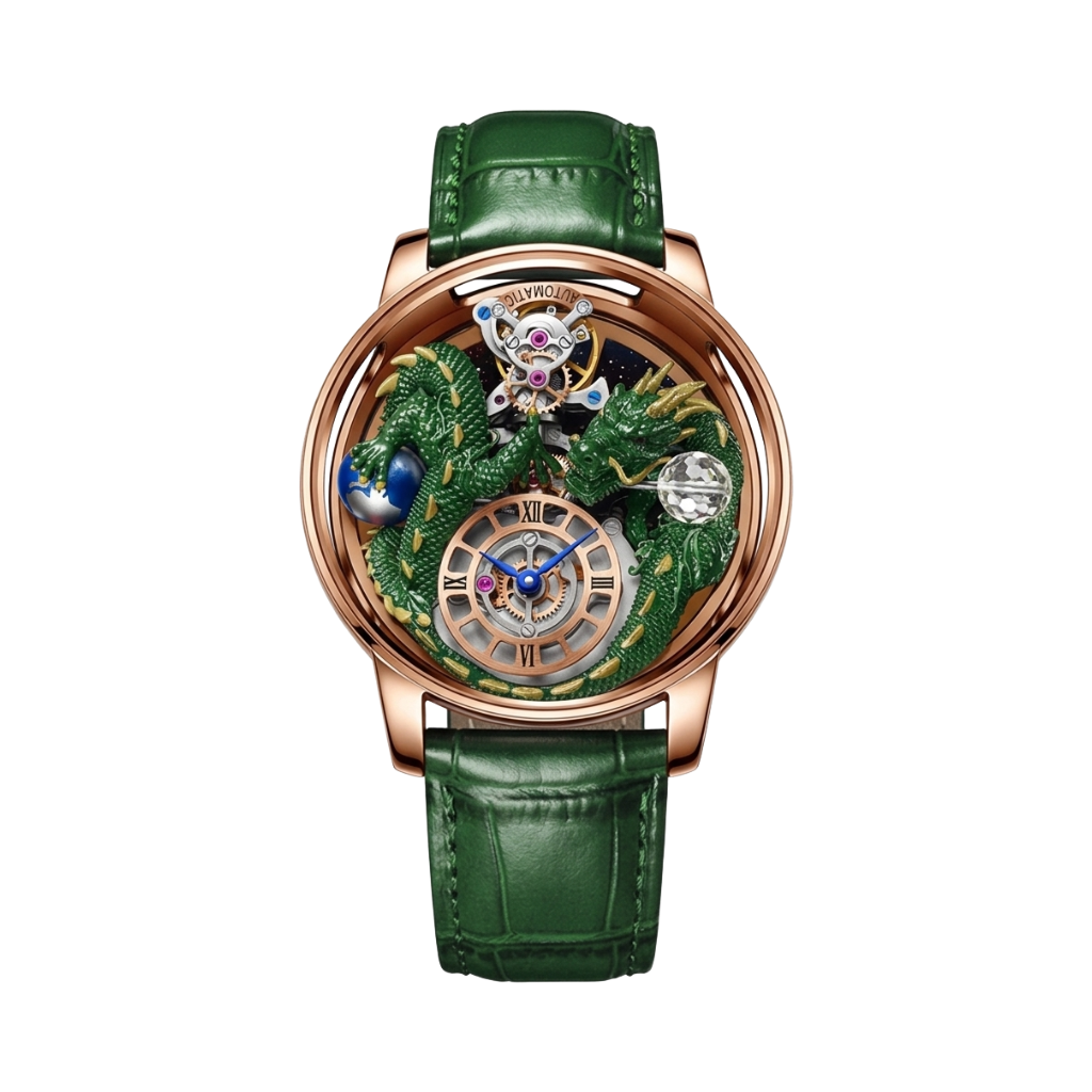 PINDU PD6622 - green dragon front view packshot