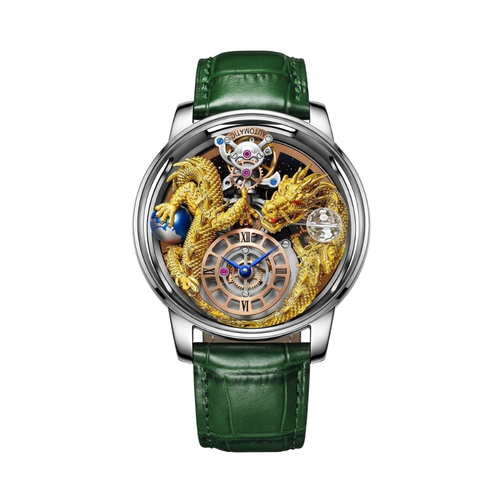 PINDU PD6622 - yellow dragon front view packshot
