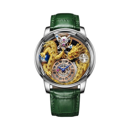 PINDU PD6622 - yellow dragon front view packshot