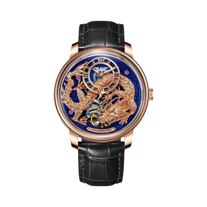 PINDU PD6632 - gold dragon front view packshot