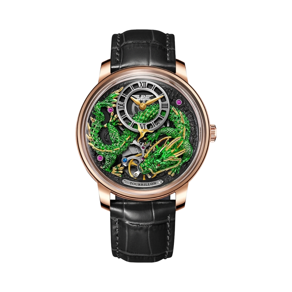 PINDU PD6632 - green dragon front view packshot