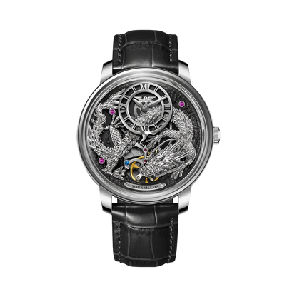 PINDU PD6632 - silver dragon front view packshot