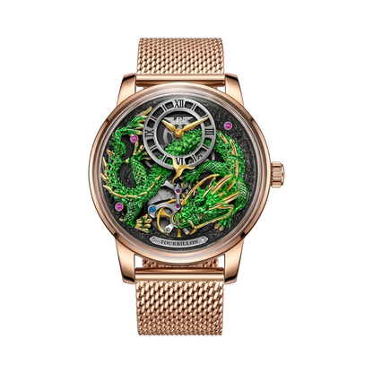 PINDU PD6632 - green dragon front view packshot
