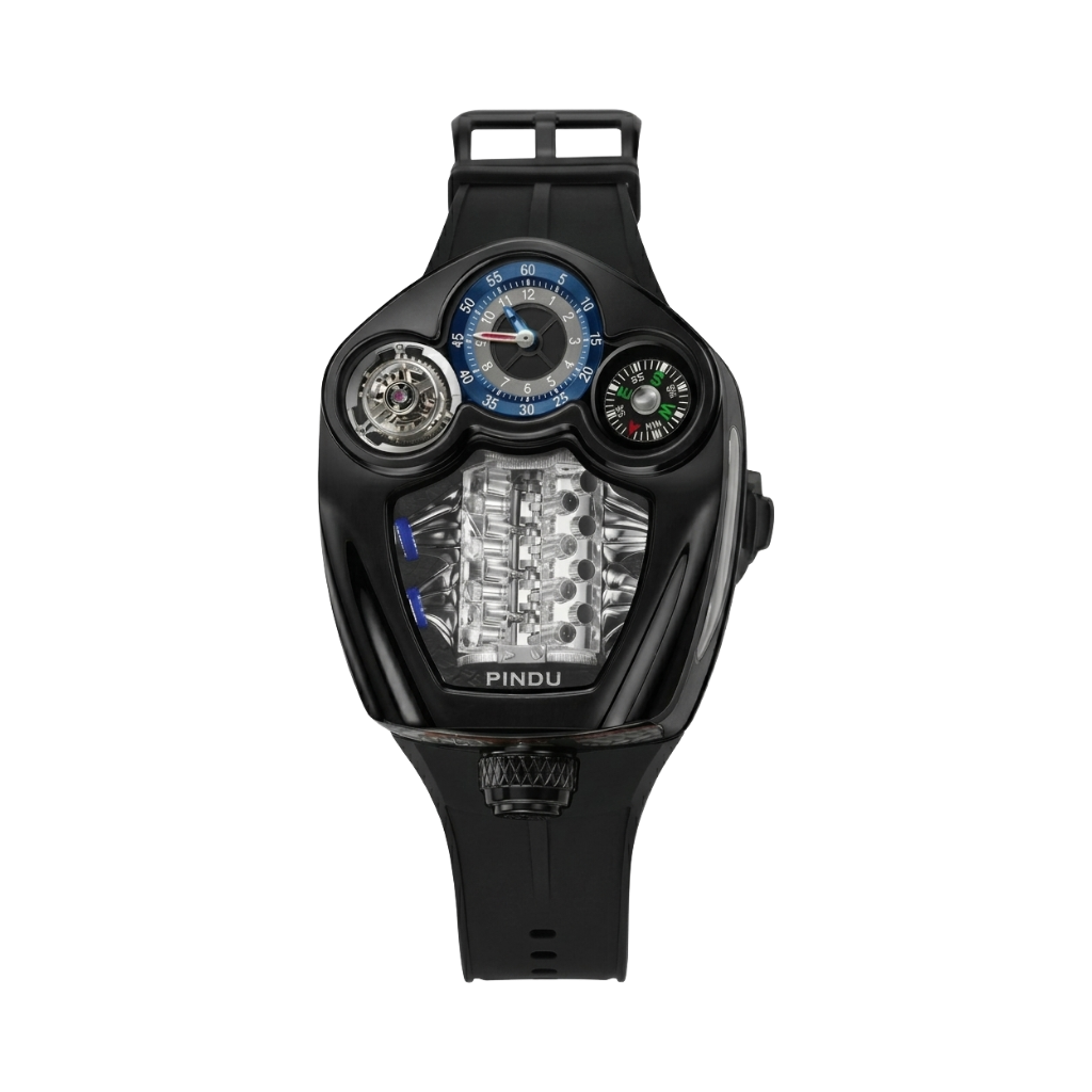 PINDU PD6658 - black front view packshot