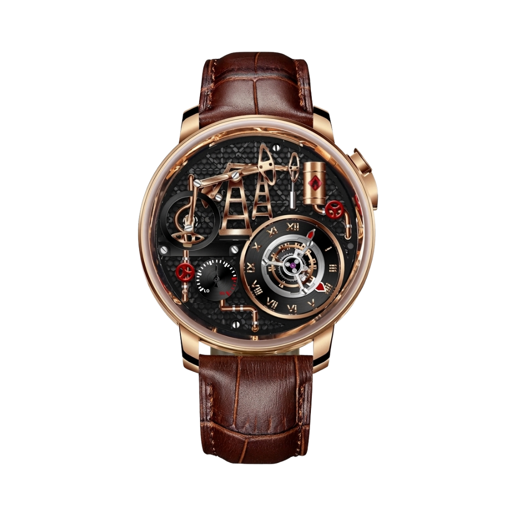 PINDU PD6673 - brown strap front view packshot