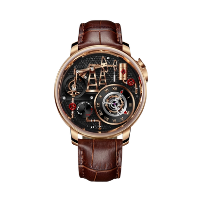 PINDU PD6673 - brown strap front view packshot