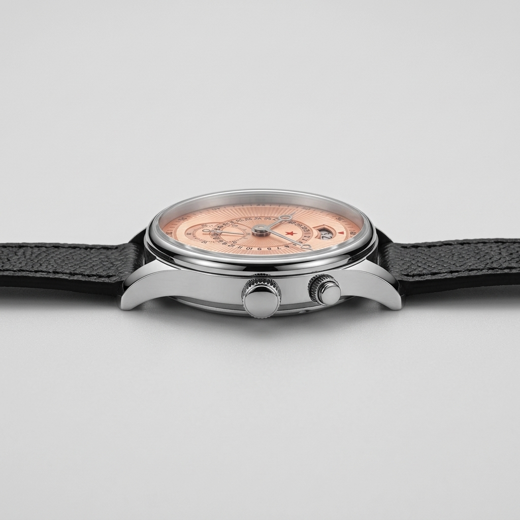 RED STAR Automatic 40mm - side profile case crown