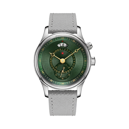 RED STAR Automatic 40mm - moss green front view packshot