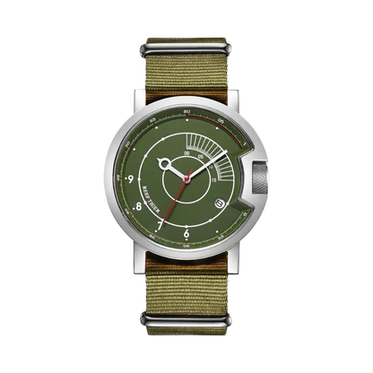 REEF TIGER RGA9035 - steel case green dial front view packshot