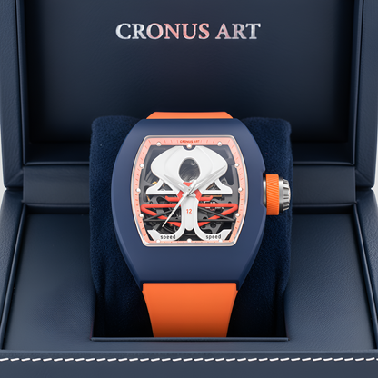 Cronusart CM011-011 Tonneau Automatic Skeleton Watch - Space Station Edition breitvacher