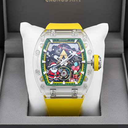 Cronusart CM001-077 Transparent Automatic Skeleton Watch - K9 Crystal Edition breitvacher