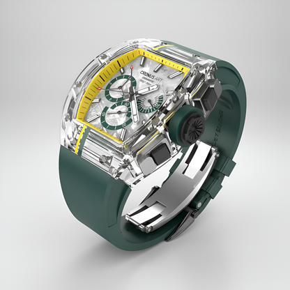 Cronusart CM001-10A Sapphire Chronograph Watch - Meteorite Dial breitvacher