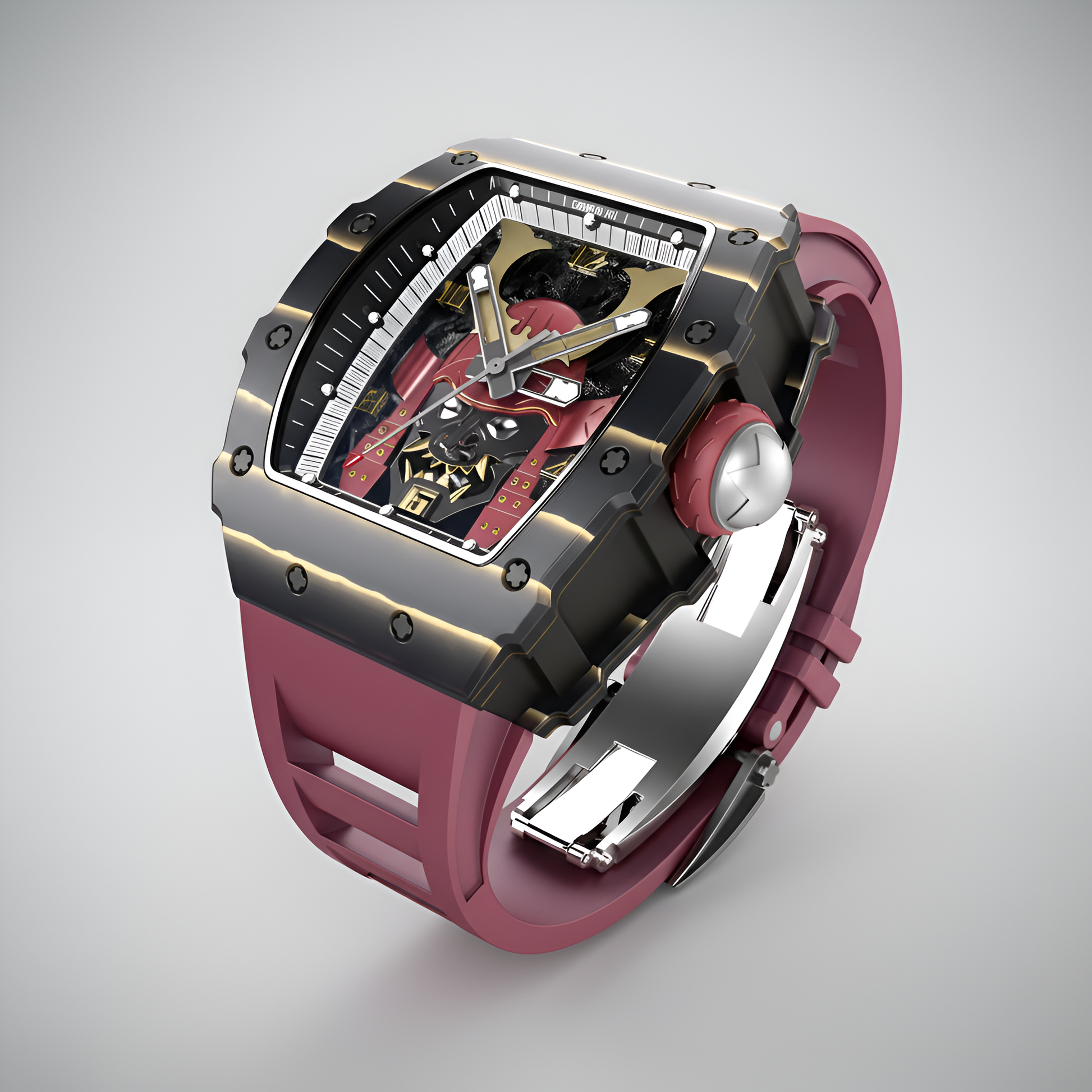 Cronusart CM002-08A Carbon Fiber Skeleton Watch - NTPT High Beat breitvacher