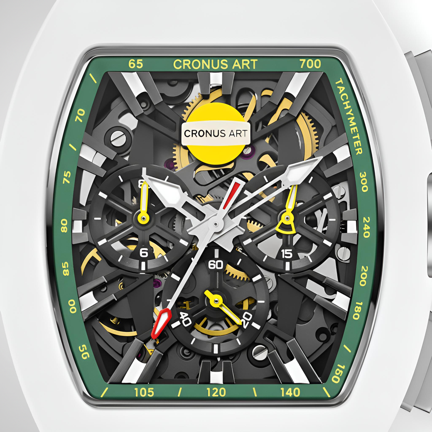 Cronusart CM011-008 - Tonneau Automatic Watch for Men breitvacher