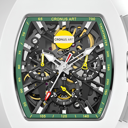 Cronusart CM011-008 - Tonneau Automatic Watch for Men breitvacher