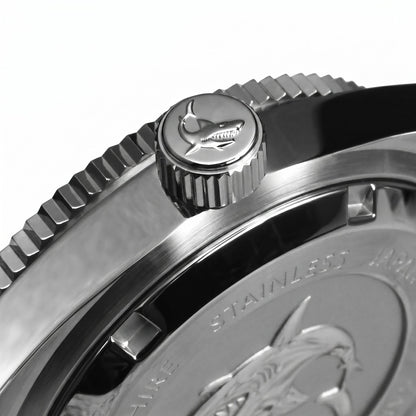 San Martin SN0007-G V4 - Crown detail with shark logo