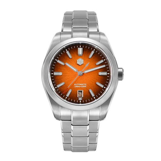 San Martin SN0144 Horizon – Automatic Mechanical Watch with Alarm for Men breitvacher