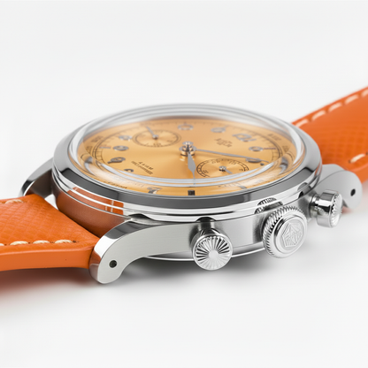 San Martin SN0101-G-JS-1 - side profile, domed crystal
