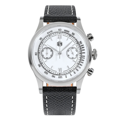 San Martin SN0101-G-JS-1 - white dial, black strap
