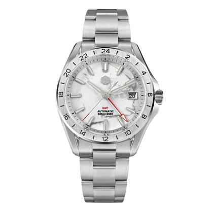 San Martin SN0129-G-B - G - white marble dial