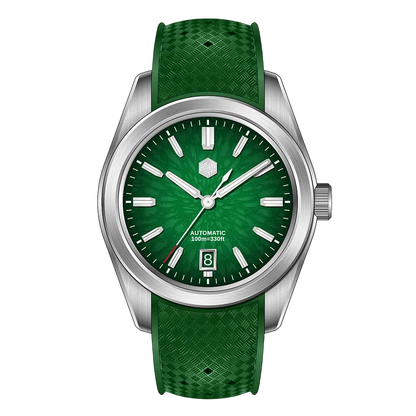 San Martin SN0144-GS - Dr - green textured dial