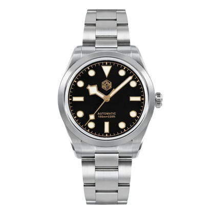 San Martin SN0107-G6 - Au - black dial, isolated