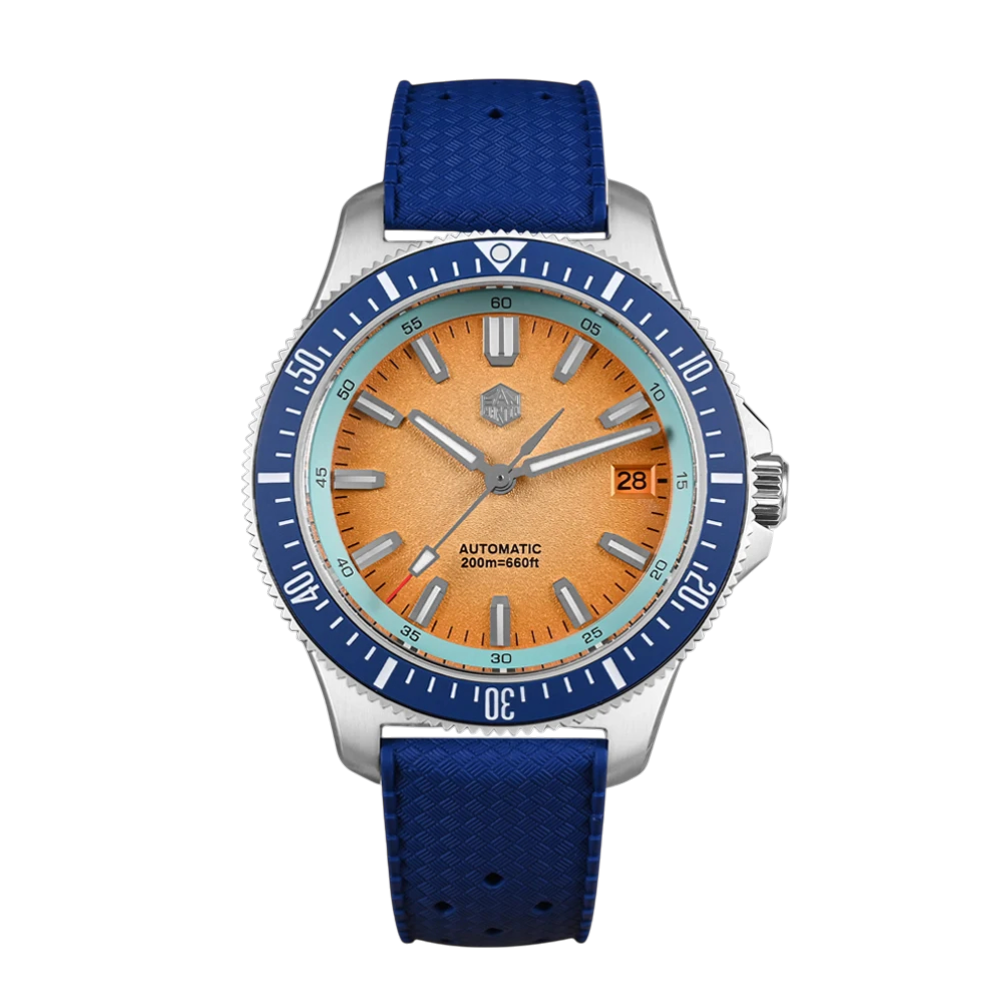 san_martin_watch_orange_blue_dial_200m