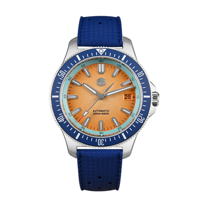 san_martin_watch_orange_blue_dial_200m