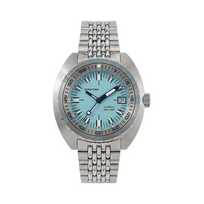 SEESTERN S406 - light blue dial front view packshot