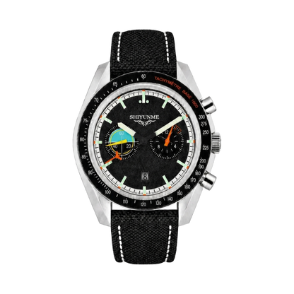 SHIYUNME Cockpit - black canvas strap front view packshot
