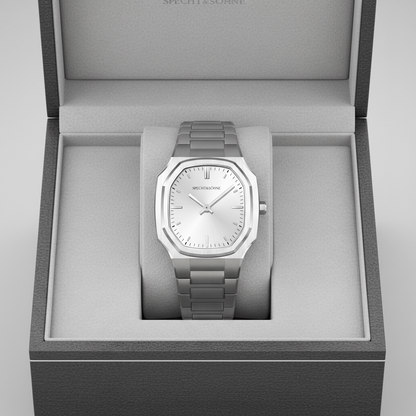 Specht & Söhne SP0002 - M - luxury watch, presentation box, close-up, front-view