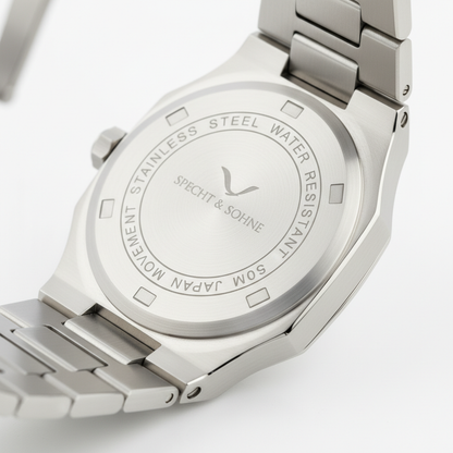 Specht & Söhne SP0002 - M - luxury watch, steel case, minimalist design