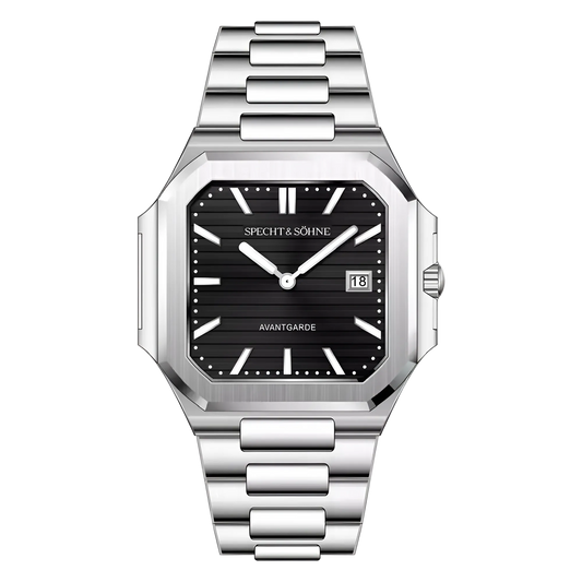 Specht & Söhne Cubic-5711 - black dial, isolated