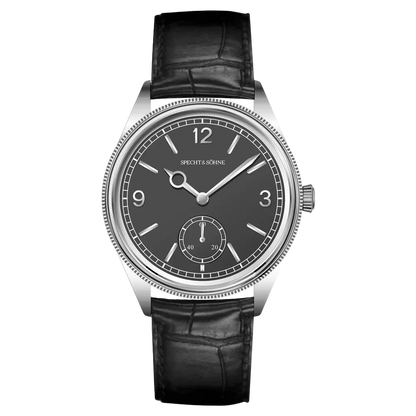 Specht & Söhne SP-1908 - - black dial, front view