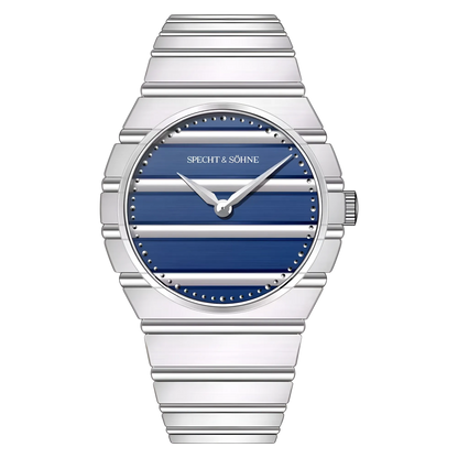 Specht & Söhne POL - Men' - front view, blue dial